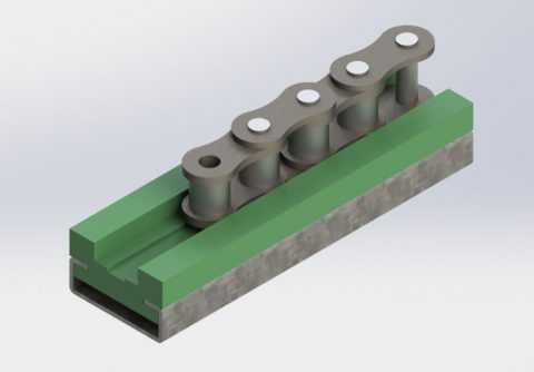 Chaîne De Transmission Simple Sati 1/2" X 1/8" - Longueur 5 Mètres - Acier - Boîte Neuve